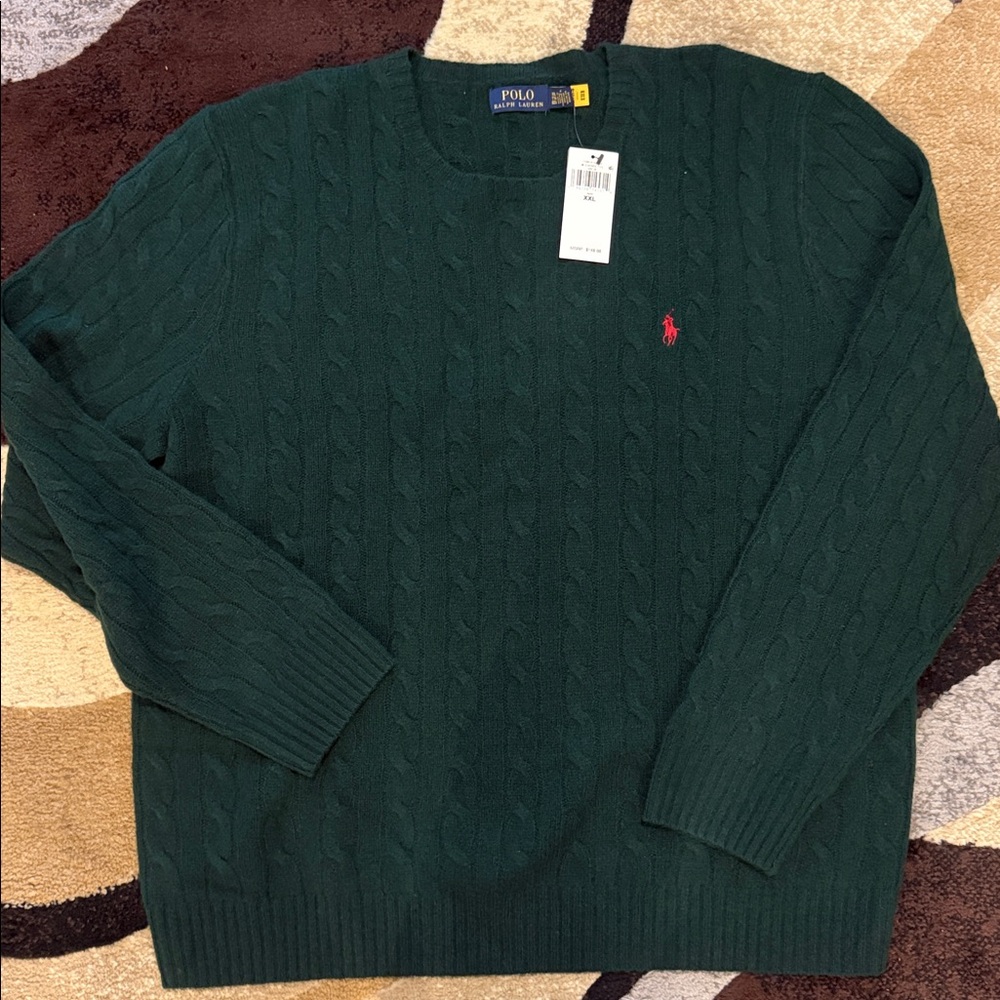 Polo by Ralph Lauren Dark Green Crewneck Sweater
 SOLD
